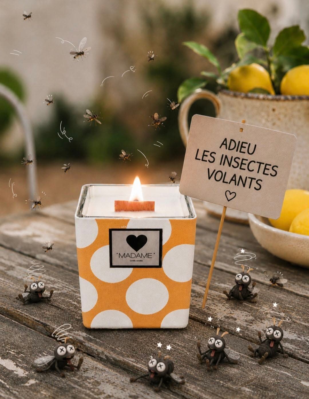Cube 8 x 8 - Fleur de coton