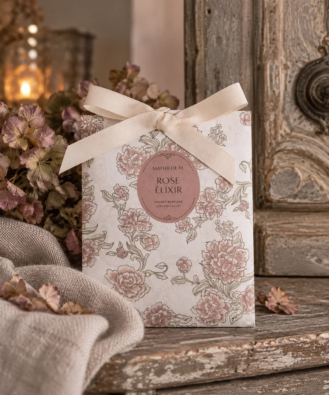 Enveloppe parfumée " rose elixir"