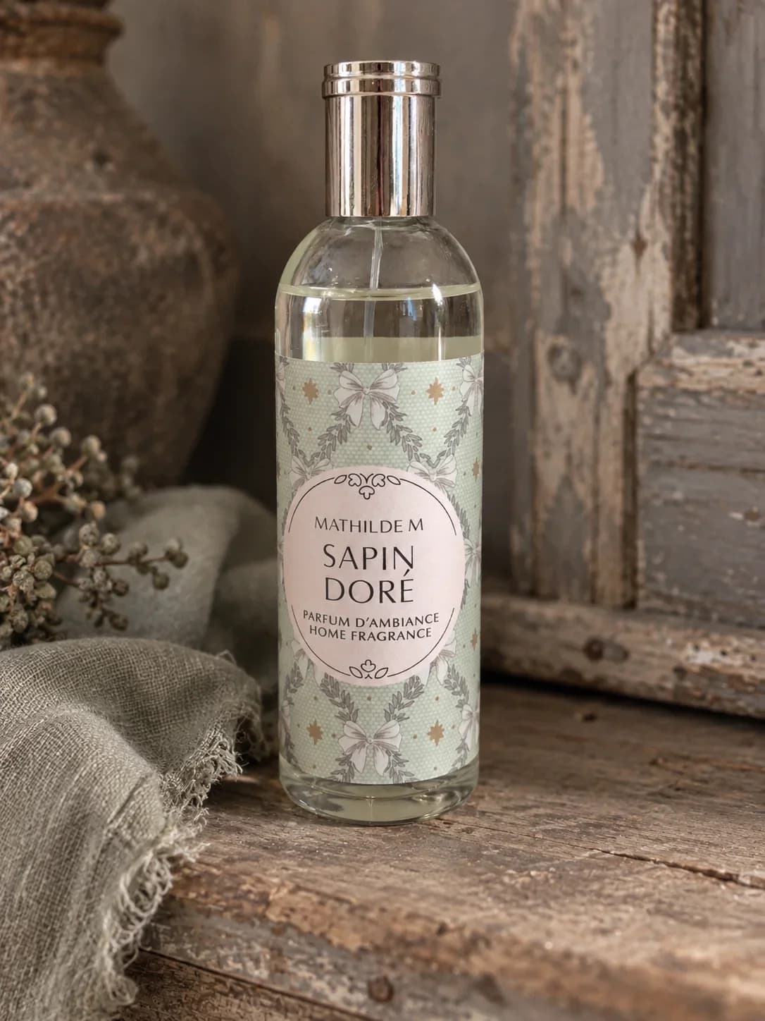 Parfum d' ambiance " Sapin doré "